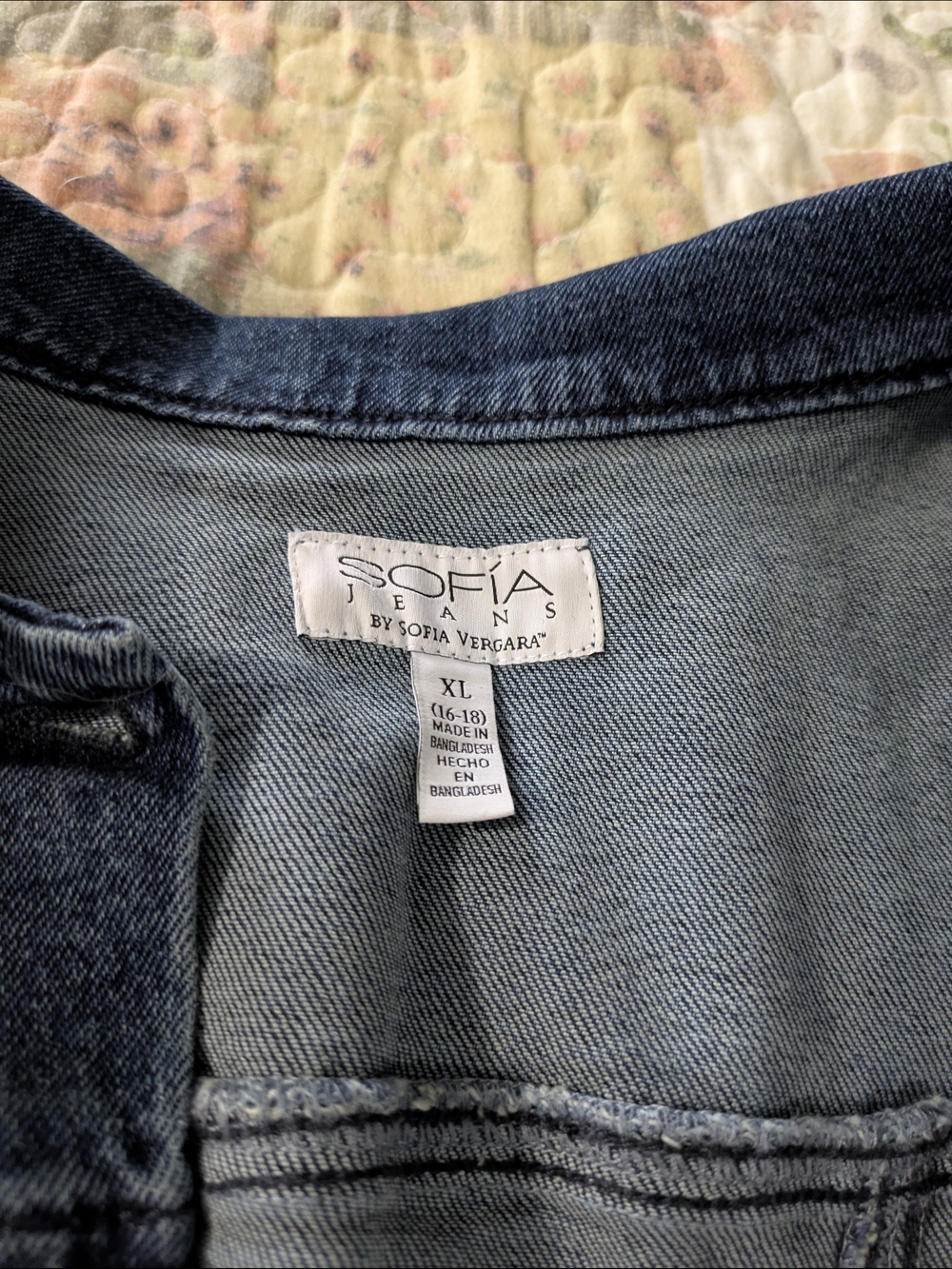 Dark Blue Denim Jacket - Women - Picture 4 of 6